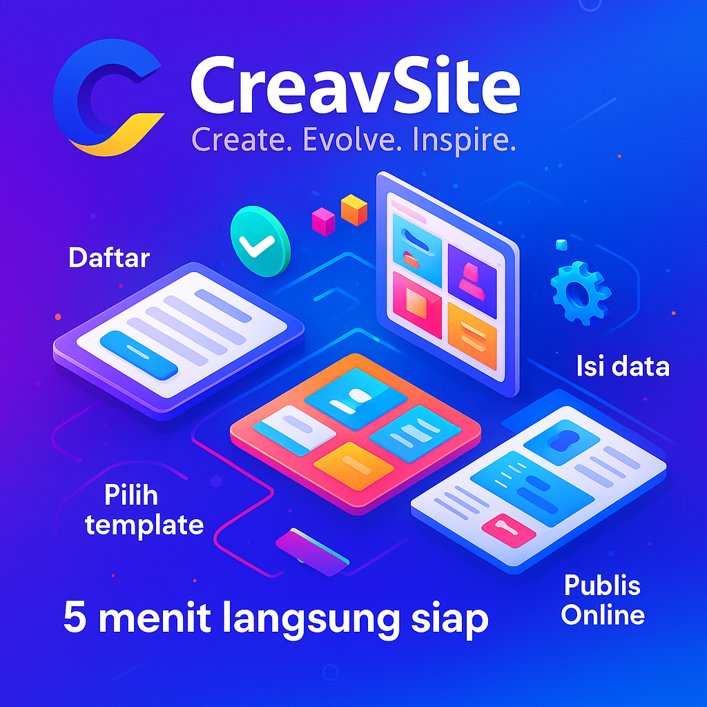 Editor dan Dashboard CreavSite